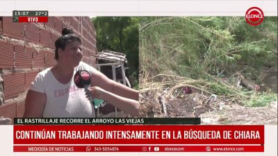 CONTINUAN TRABAJANDO INTENSAMENTE EN LA B&Uacute;SQUEDA DE CHIARA